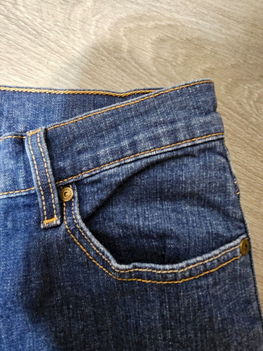 Levi's 550 Jeans Damen klassisch entspannt Boot Cut Stretch blau Taschen 12 kurz - Bild 3 von 7