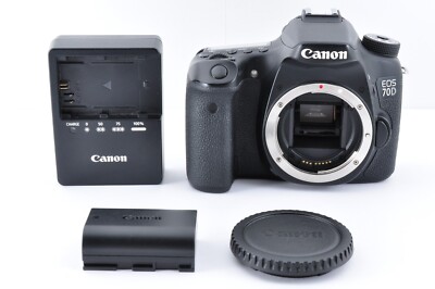 Canon - Canon EOS 70D 美品 送料無料  #DE08 Canon EOS 70D 20.2MP Digital SLR Camera Body Near Mint F/S