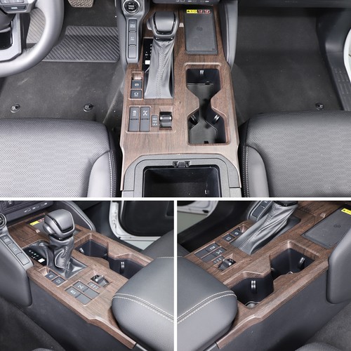 Oak Wood Grain Center Control Gear Panel Trim For Toyota Land Cruiser LC250 2024 - Bild 6 von 12