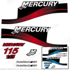 Fits Mercury 115hp FourStroke EFI Outboard Decal Kit Blue or Red Available 99-04