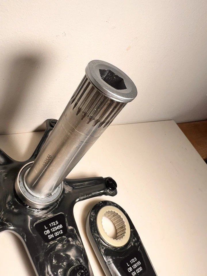 Braços de manivela Campagnolo Centaur carbono Power-Torque 5 braços 135mm BCD 170mm - Imagem 4 de 4