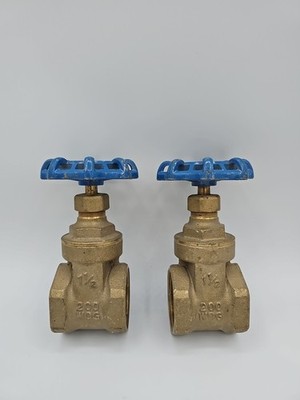 Proflo 1 1/2 Inch Gate Valves / LOT OF TWO / NEW