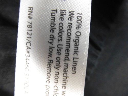 Eileen Fisher Skirt Womens Small Organic Linen Pull On Pockets Laggenlook Black - Picture 3 of 8