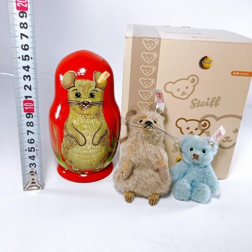 Steiff Matroschka Maus Teddy 1522 gebraucht Top Zustand US DDP aus Japan - Bild 2 von 17