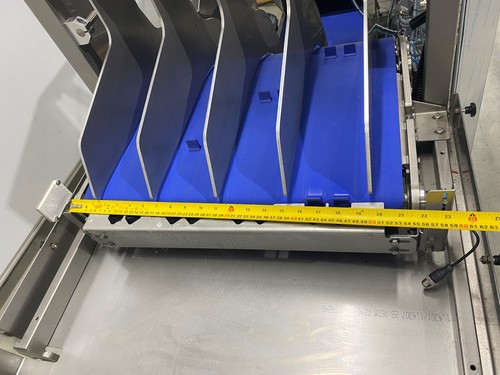 Never used Promatec hopper bin with outfeed elevator and separation conveyor - Picture 10 of 12