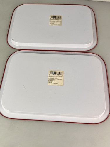 Coca-Cola Metal Tray from 2014 13.5" X 9.25" Lot of 2 Used - Picture 6 of 7