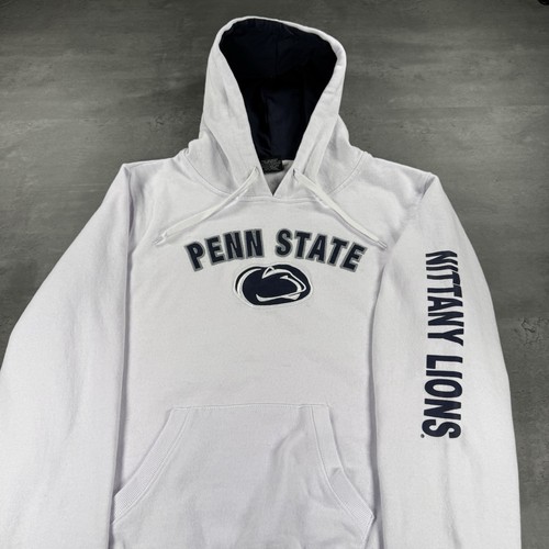 Penn State Nittany Lions Hoodie Damen XL weiß blau Crop Baby Fit bestickt - Bild 2 von 11