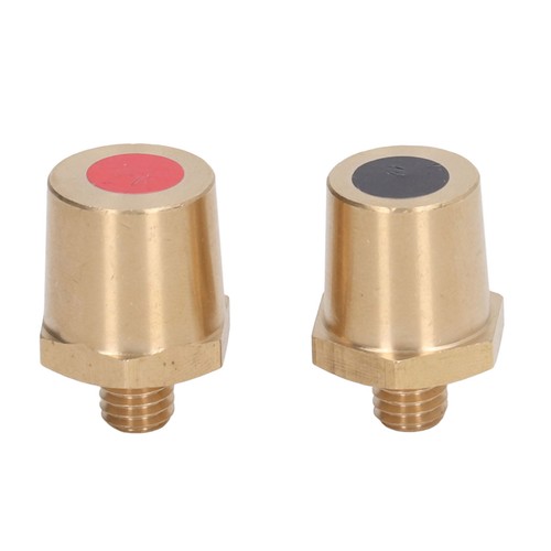 M8 Male Thread Brass Battery Terminal Charging Post Connector Positive Negati PS - Picture 7 of 12