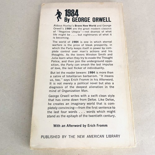 Vintage 1984 by George Orwell 1964 Vintage Paperback, A Signet Classic - Picture 2 of 11