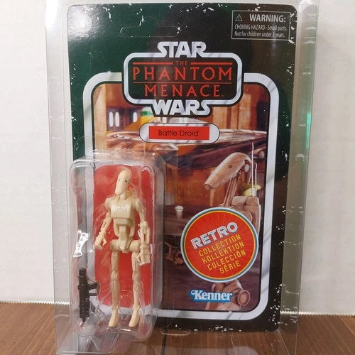 Star Wars Retro Collection Battle Droid TPM Figure 2024 Kenner Style MOC