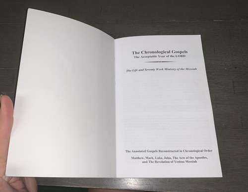 E6 THE CHRONOLOGICAL GOSPELS, THE ACCEPTABLE YEAR OF THE LORD PB By Michael Rood - Picture 9 of 17