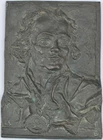 Gerresheim, Clemens Pasch. 1910-1985. [Bronzer relief / bronze relief].