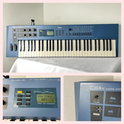 Yamaha CS1X 61keys Synthesizer Control Synthesizer with AC adapter Manual