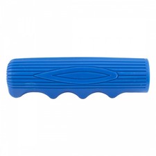 Sunlite Lightweight Blue Ergonomic Bike Grips - Soft Kraton Rubber, 110mm