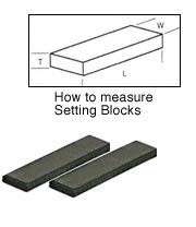 CRL 1/16" x 1/4" x 2" Neoprene Setting Blocks - 100 Pack - Picture 5 of 6