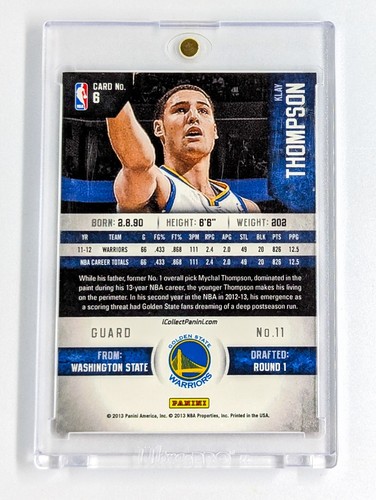 2012-13 Panini NBA Jam Session 2011-12 Rookie Stars #6 Klay Thompson Warriors - Picture 2 of 2