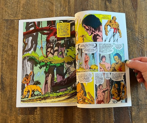 TARZAN Aurora Comic Szenen Modellbausatz Comic Booklet 181-140 NEAL ADAMS ART - Bild 5 von 6