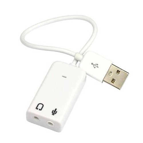 Sound Card Adapter Cable Notebook Speaker Usb Stereo 7.1 Channel for - Afbeelding 3 van 11