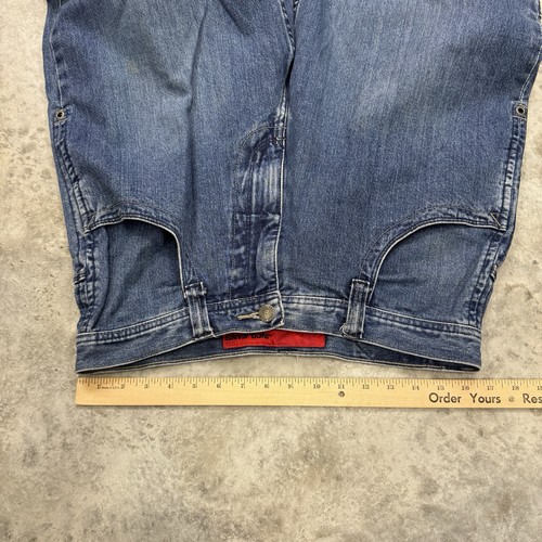 Jeans vintage JNCO uomo 33 x 30 Y2K larghi tasche grandi drago grunge skate corona - Foto 9 di 13