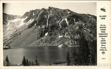 Lee Vining, California CA Ellery Lake, Tioga Pass Frashers Original Vintage RPPC
