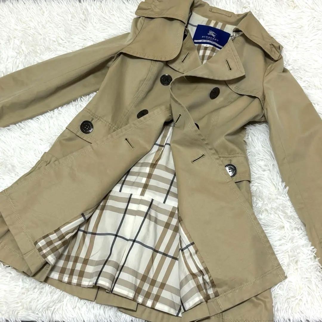 ジャケット・アウター BURBERRY BLUE LABEL trench coat size 38 BURBERRY BLUE LABEL Woman's trench coat Beige SIze 38/US:S