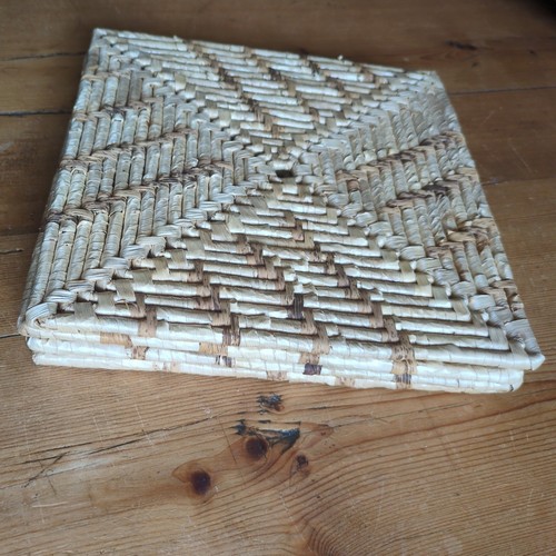 Natural Woven Rattan Wicker Place Mats x 4 20cm wide. - Picture 3 of 3