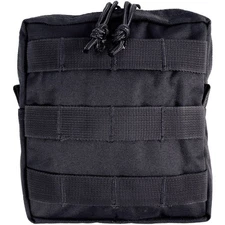 Red Rock Outdoor Gear MOLLE Utility Pouch Black With Reenforced MOLLE Points
