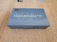 Alte Verbandskassette aus Blech von Roraco aus Wien - Oldtimer