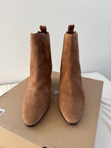 NEW J Crew Piper Ankle Boots in Suede Size 7 - Picture 2 of 14