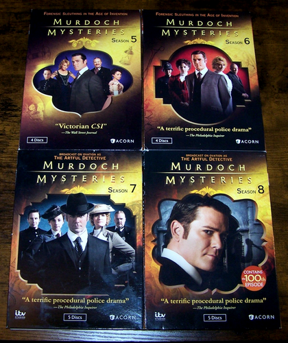 Lot 11 DVD Murdoch Mysteries Season 1-10 + Christmas Movie 1 2 3 4 5 6 7 8 9 10 - Picture 5 of 8