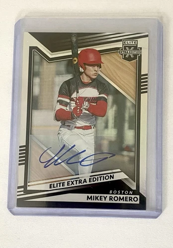 2022 Panini Elite Extra Edition - Mikey Romero #24 Signatures (AU, RC)