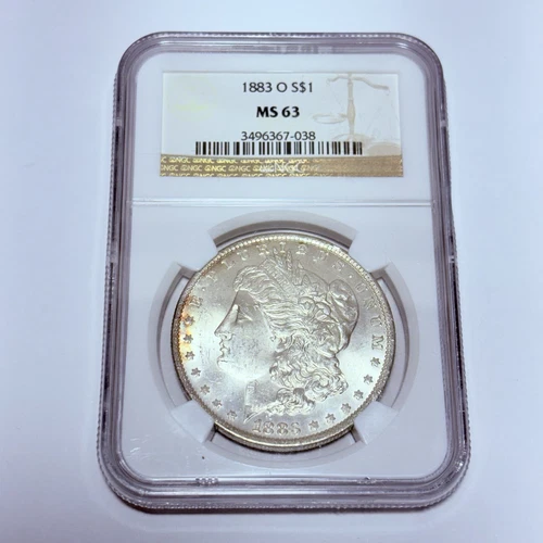1883 O $1 NGC MS 63 Morgan Silver Dollar