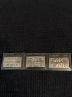 Rare CANCELLED THE WASHINGTON MINT .999 FINE SILVER ART BARS WaMONUMENT Set Of 3