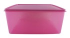 Tupperware Pink Plastic Rectangular Festive Stor N Storage Serve Container 6.0L