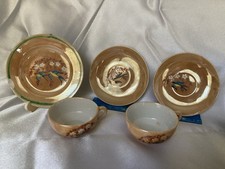 Vintage Child  s Tea Cups And Saucers . 2 Cups And 2 Saucers