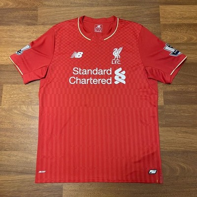 古着 リバプール ユニフォーム NB 2015-16 Liverpool LIVERPOOL NEW BALANCE 2015/2016 FOOTBALL SOCCER HOME JERSEY #11