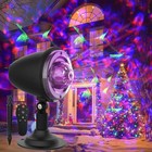 Christmas Projector Lights Outdoor, Red and Green Starlight Projection Light,...