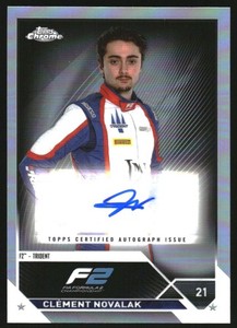 2023 Topps Chrome Formula 1 Autographs #CACCN Clement Novalak Auto
