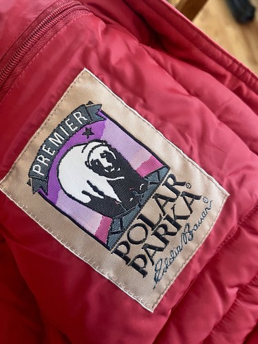 Eddie Bauer Goose Down Polar Parka Sheep Fur: women’s XL - Good Condition - Picture 2 of 9