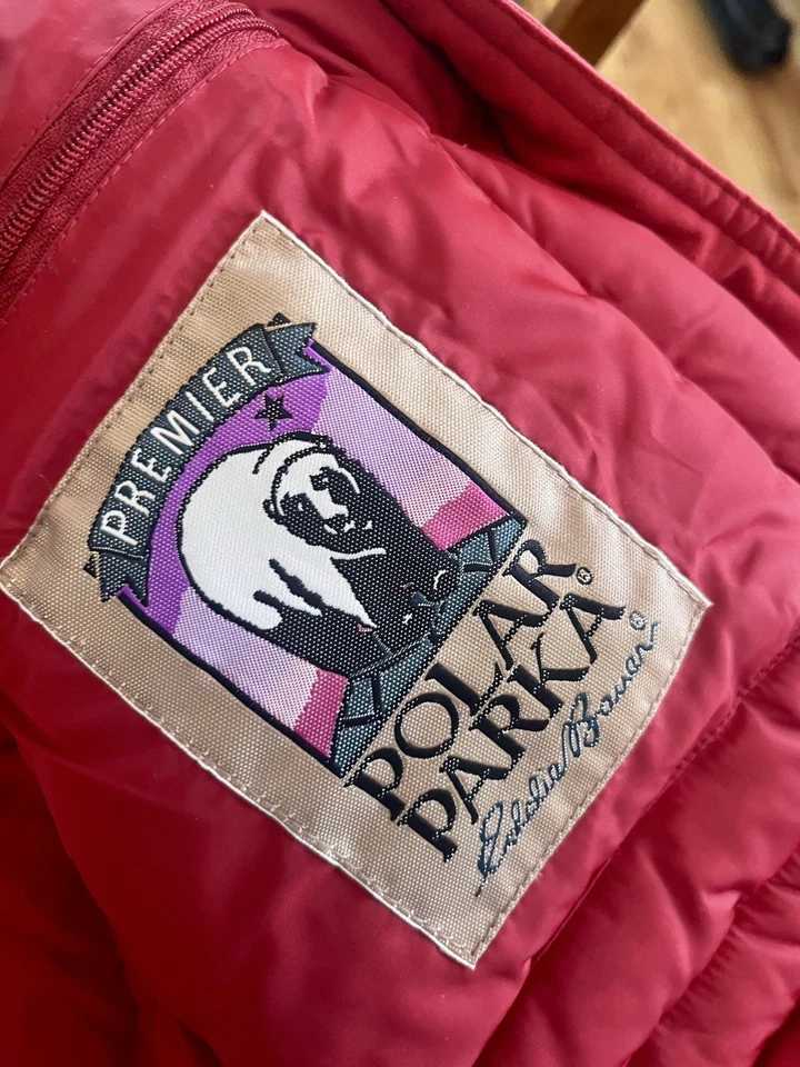 Eddie Bauer Goose Down Polar Parka Sheep Fur: women’s XL - Good Condition - Image 2 of 4