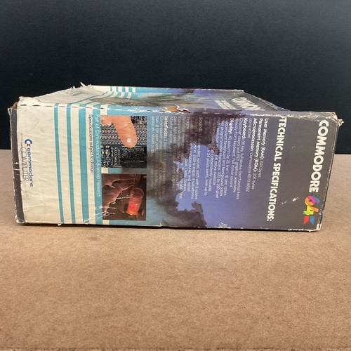 Computer Commodore 64 vintage in scatola con tutti i cavi - si accende - scatola danneggiata - Foto 5 di 13