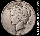 1922-D Peace Dollar- Silver- Scarce Better Date- No Reserve #J9181