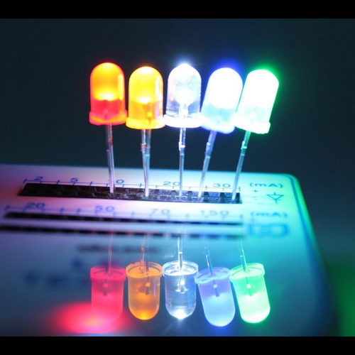 450pcs 5mm LED Assortment Kit White Yellow Red Blue Green Diodes Case Arduino - Picture 8 of 10