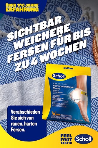 Scholl Hornhaut Maske Socken Fußpflege Hornhaut Entferner Seidig Weiche Füße - Bild 2 von 12