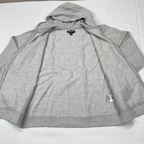 True Religion Horseshoe Logo Full Zip Hoodie Hoody Sweatshirt Gray Youth Large - Picture 3 of 9