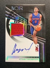 2023-24 Panini Noir Ausar Thompson Patch Auto RC /99 Pistons