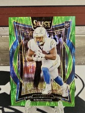 2024 Panini Select 15 Kimani Vidal Neon Green Shock Prizm /599