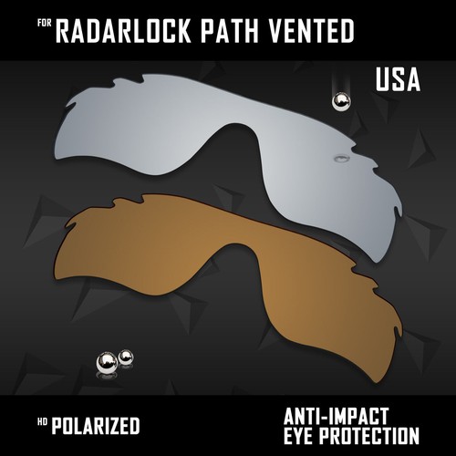 Lote de lentes de repuesto polarizadas antiarañazos para Oakley Radarlock Path ventiladas - Imagen 24 de 44
