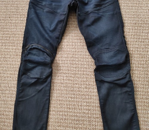 G-Star Raw 5620 3D Zip Knee Super Slim Biker Denim Jeans Gr. W32 L32 - Bild 3 von 13