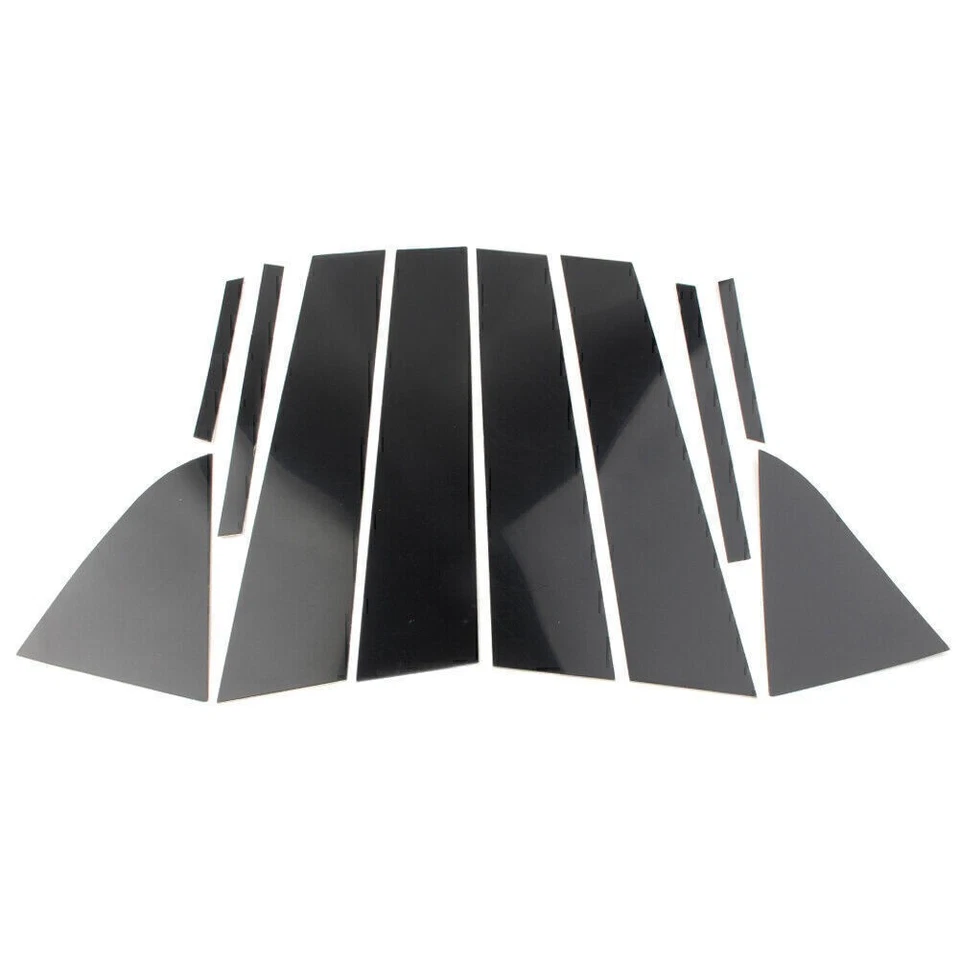 Kit de cubierta de calcomanía negra con postes de pilar para puerta piano para Chevrolet Cruze 2011-2015 Foto 2 de 4